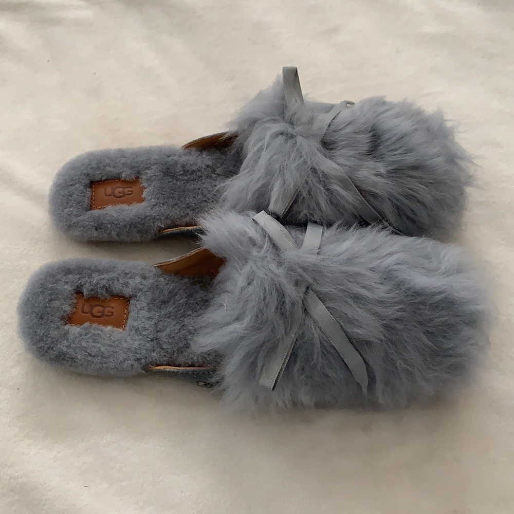 NWB authentic UGG shaine fluff slip on slipper - Picture 7 of 10